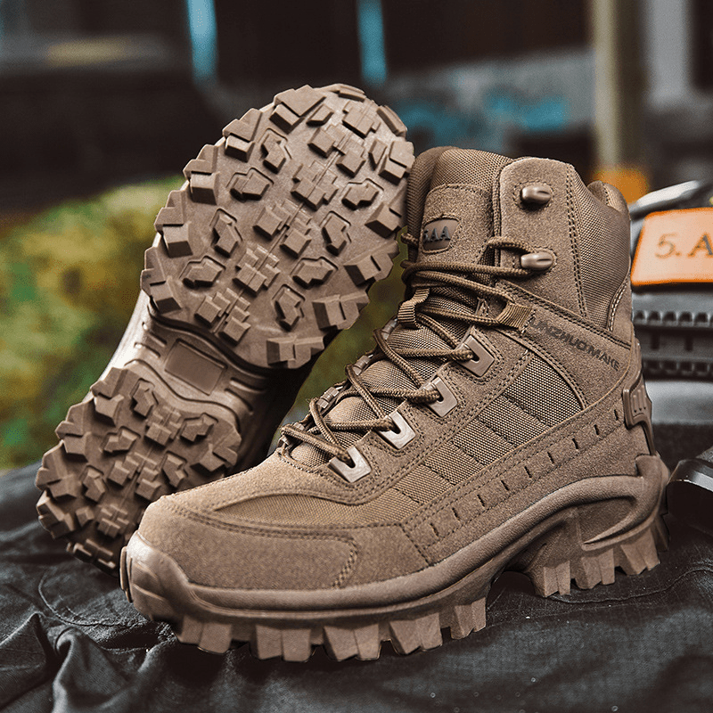 Valden Rugged Men’s Tactical Boots – Verstevigde Neus & Gripzool