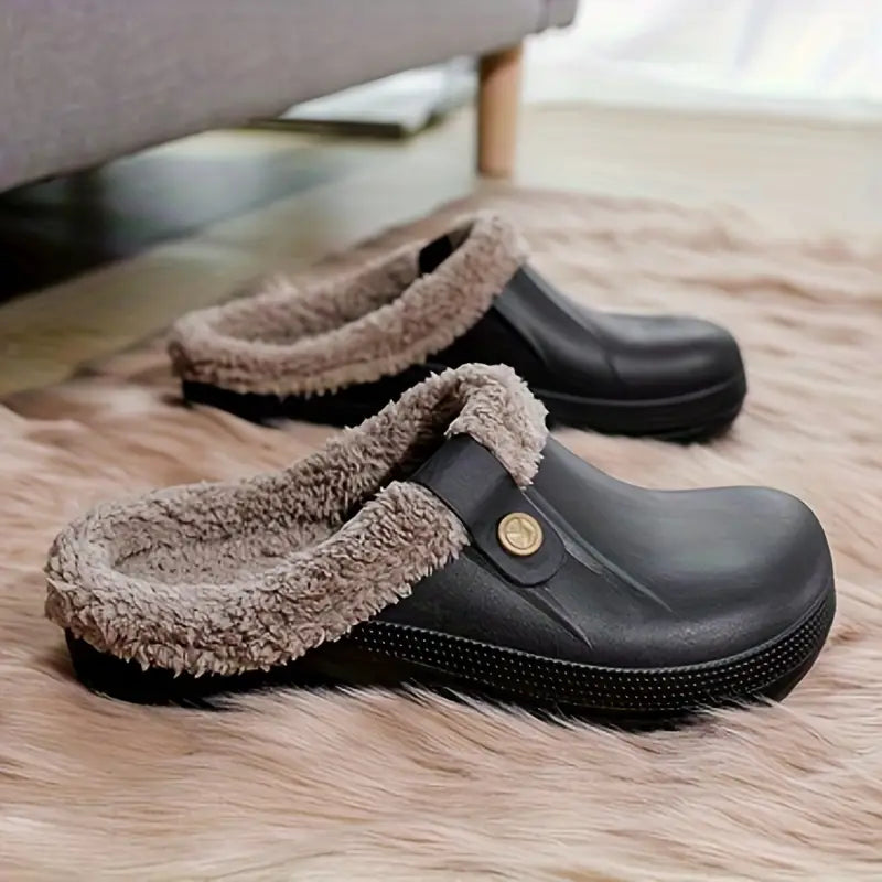 Johanna – Unisex Fleece Gevoerde Clogs