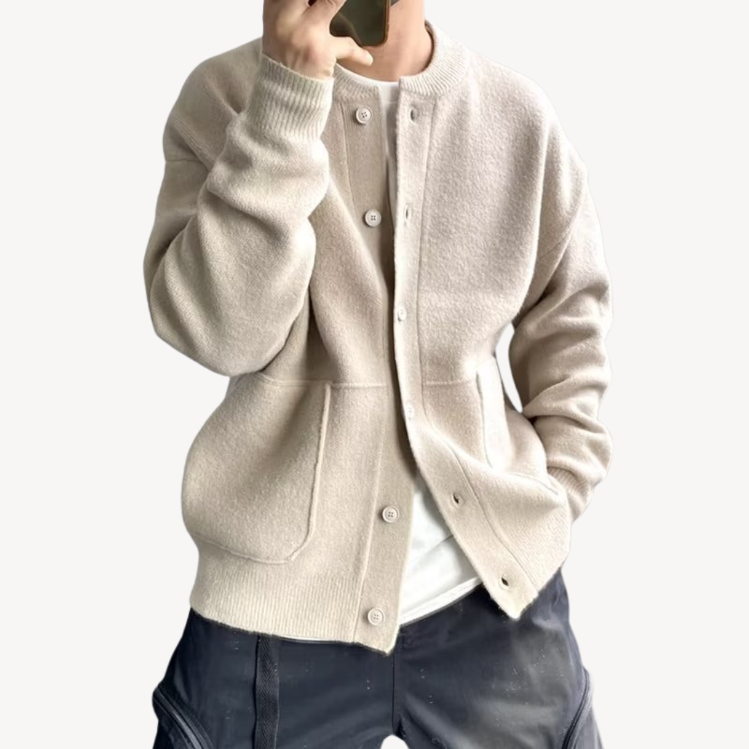Heren Wol Vest met Knopen – Tijdloos & Comfortabel