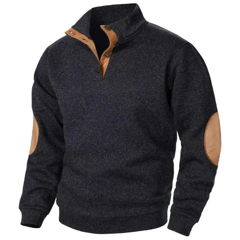 Heren V-Hals Sweatshirt Outdoor & Casual