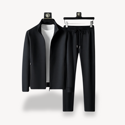 Heren Trainingspak 2-Delig – Slim Fit Hoodie & Joggingbroek Katoen