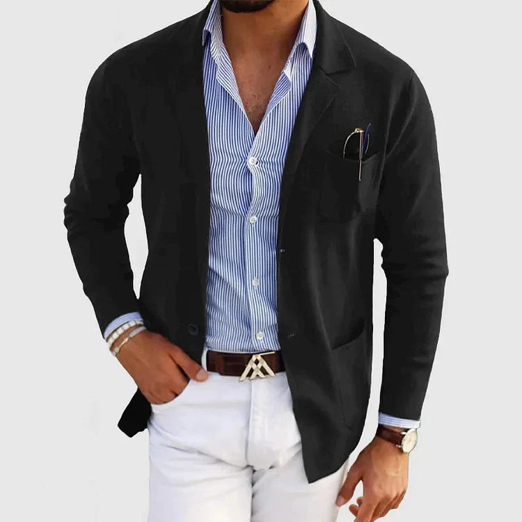 Dan Herenblazer met Casual Klepzakken