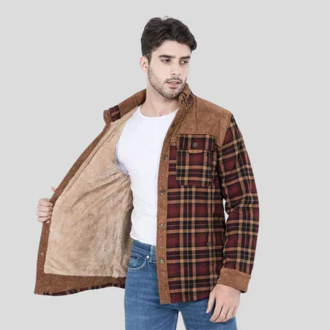 Heren Winterjas met Warm Futter – Elegant & Duurzaam