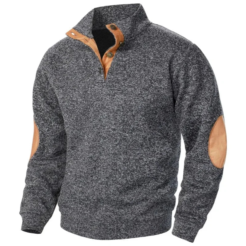 Heren V-Hals Sweatshirt Outdoor & Casual