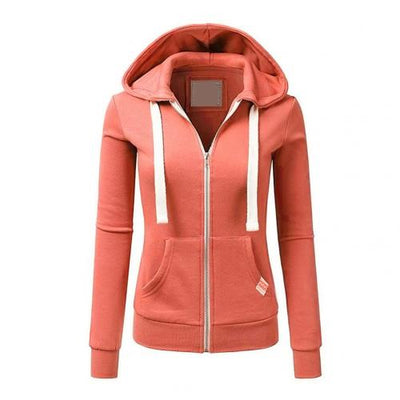 Dames Zip Hoodie – Oversized Comfort met Capuchon & Kangoeroezakken
