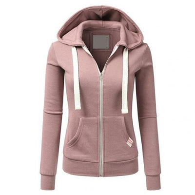 Dames Zip Hoodie – Oversized Comfort met Capuchon & Kangoeroezakken