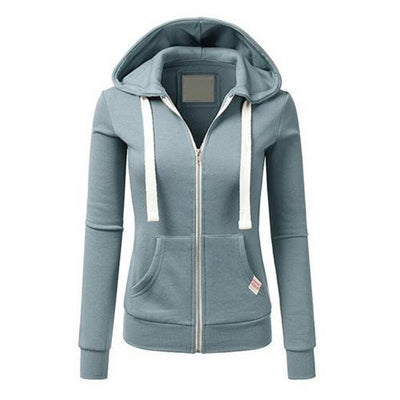 Dames Zip Hoodie – Oversized Comfort met Capuchon & Kangoeroezakken