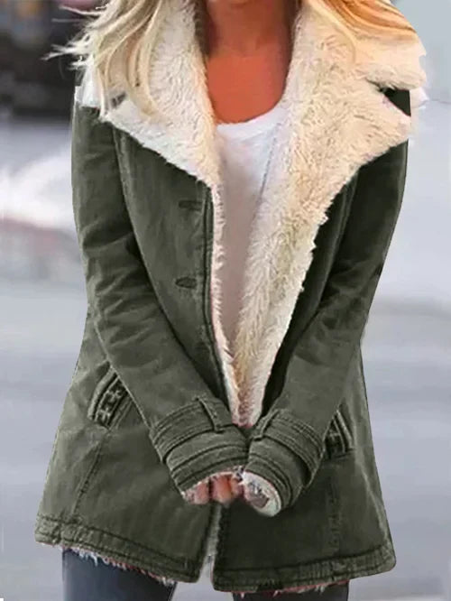 Winterjas Dames met Warme Kraag
