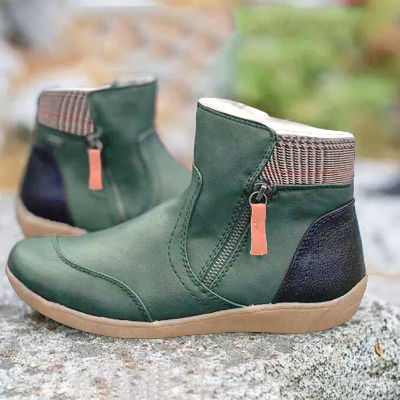Waterdichte Orthopedische Leren Dameslaarzen – Comfort & Elegantie