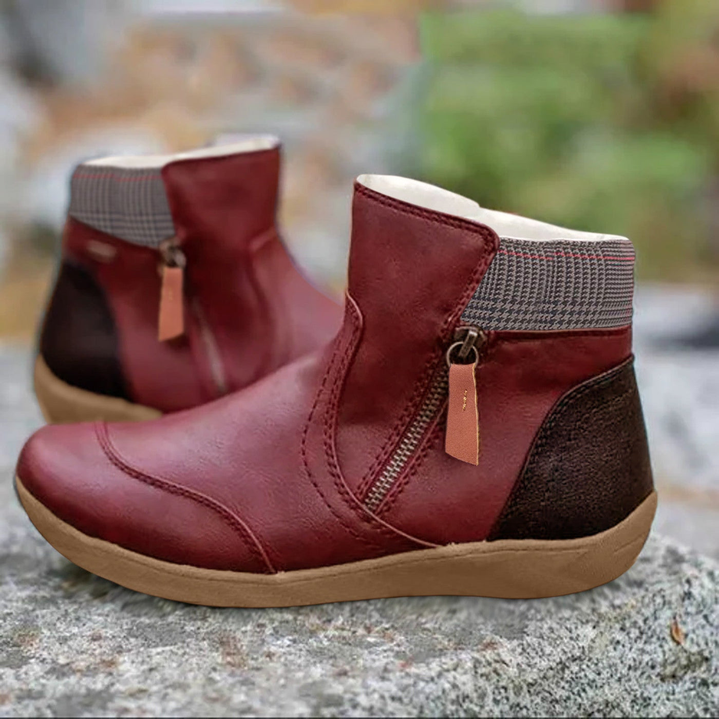 Waterdichte Orthopedische Leren Dameslaarzen – Comfort & Elegantie