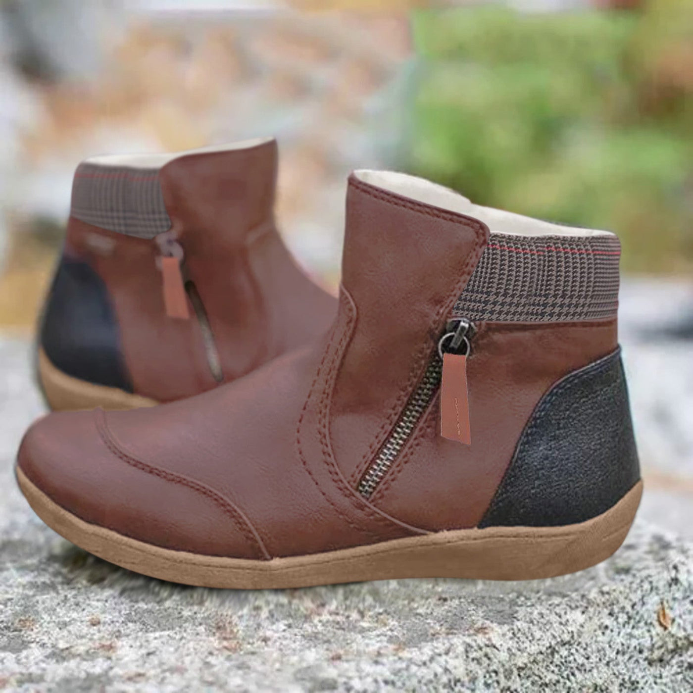 Waterdichte Orthopedische Leren Dameslaarzen – Comfort & Elegantie