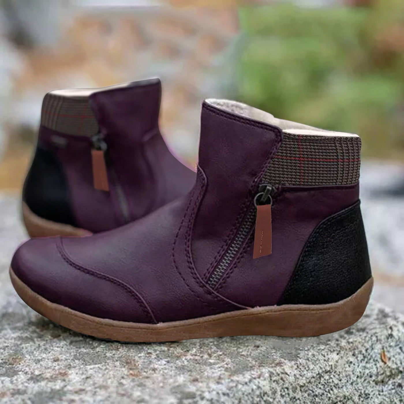 Waterdichte Orthopedische Leren Dameslaarzen – Comfort & Elegantie