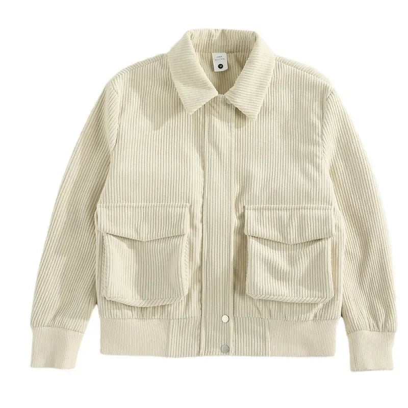 Gianni Stijlvolle Corduroy Heren Winterjas