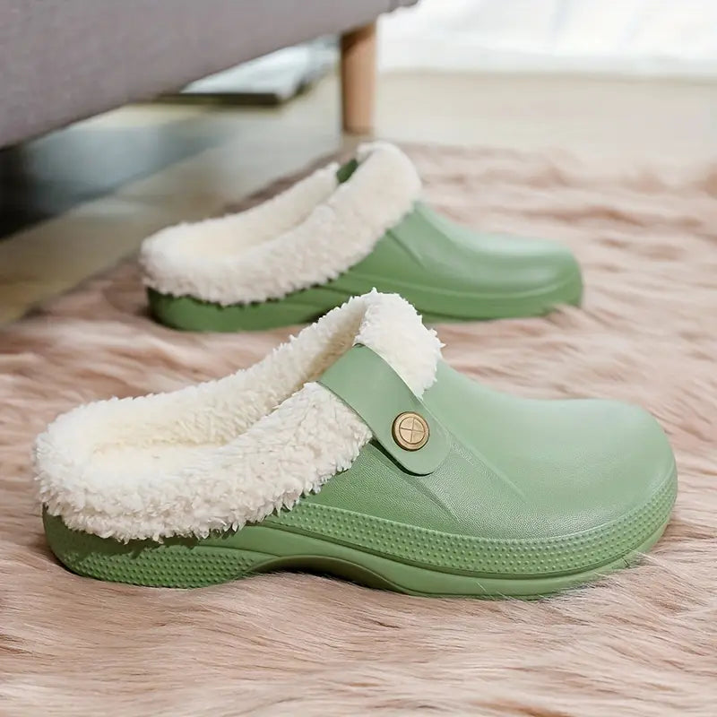 Johanna – Unisex Fleece Gevoerde Clogs