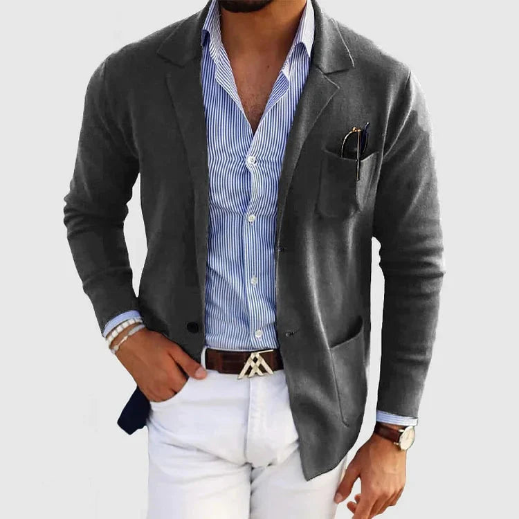 Dan Herenblazer met Casual Klepzakken