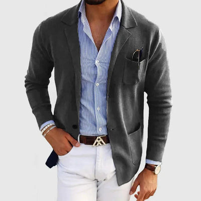 Dan Herenblazer met Casual Klepzakken