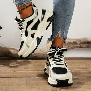 Zara Dames Sneakers Met Hoge Zool – Trendy & Comfortabel