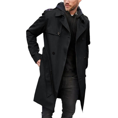 Heren Trenchcoat – Klassiek met Reverskraag & Ceintuur