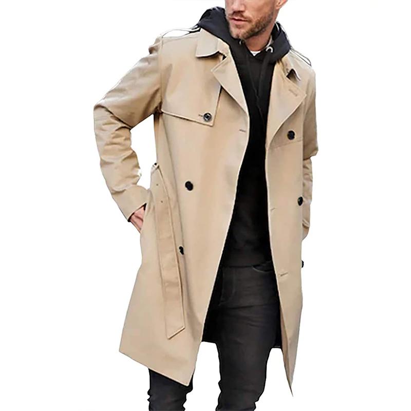 Heren Trenchcoat – Klassiek met Reverskraag & Ceintuur