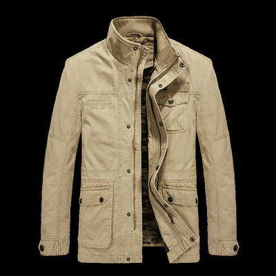Heren Winterjas Cargo Jacket – Premium Outdoor Tussenjas met Praktische Zakken