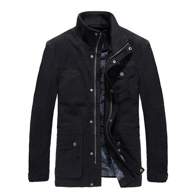 Heren Winterjas Cargo Jacket – Premium Outdoor Tussenjas met Praktische Zakken