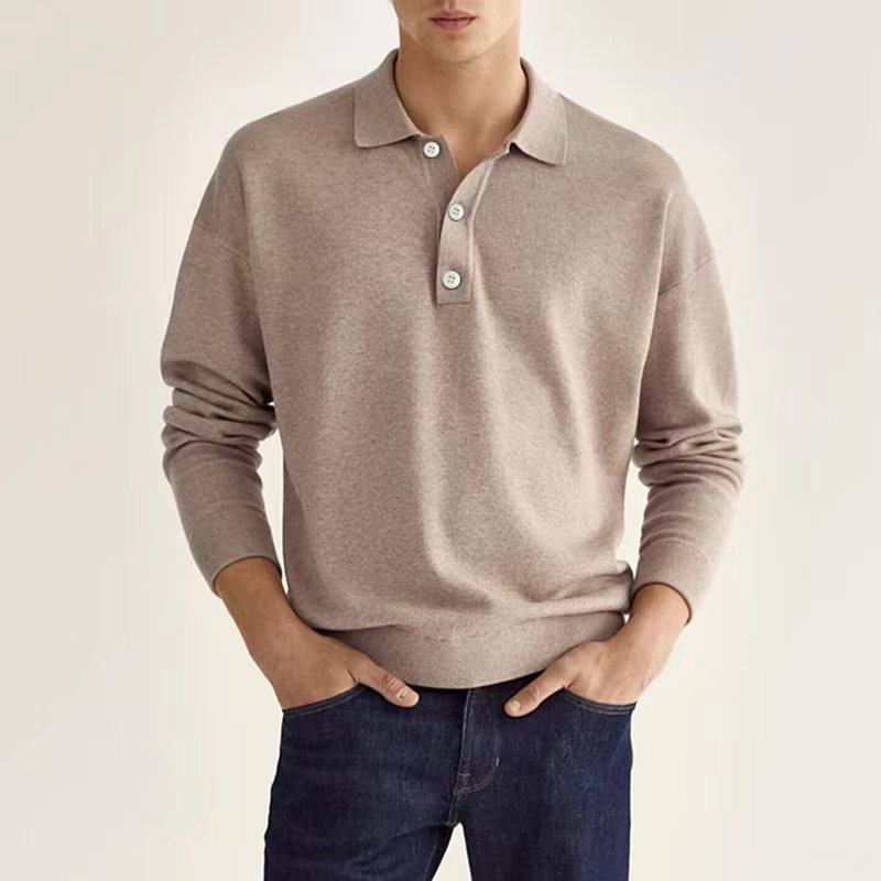 Heren Polo Trui – Tijdloos Design & Comfortabele Stoffen Blend