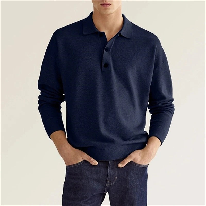 Heren Polo Trui – Tijdloos Design & Comfortabele Stoffen Blend