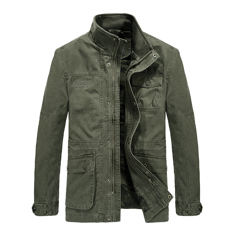 Heren Winterjas Cargo Jacket – Premium Outdoor Tussenjas met Praktische Zakken