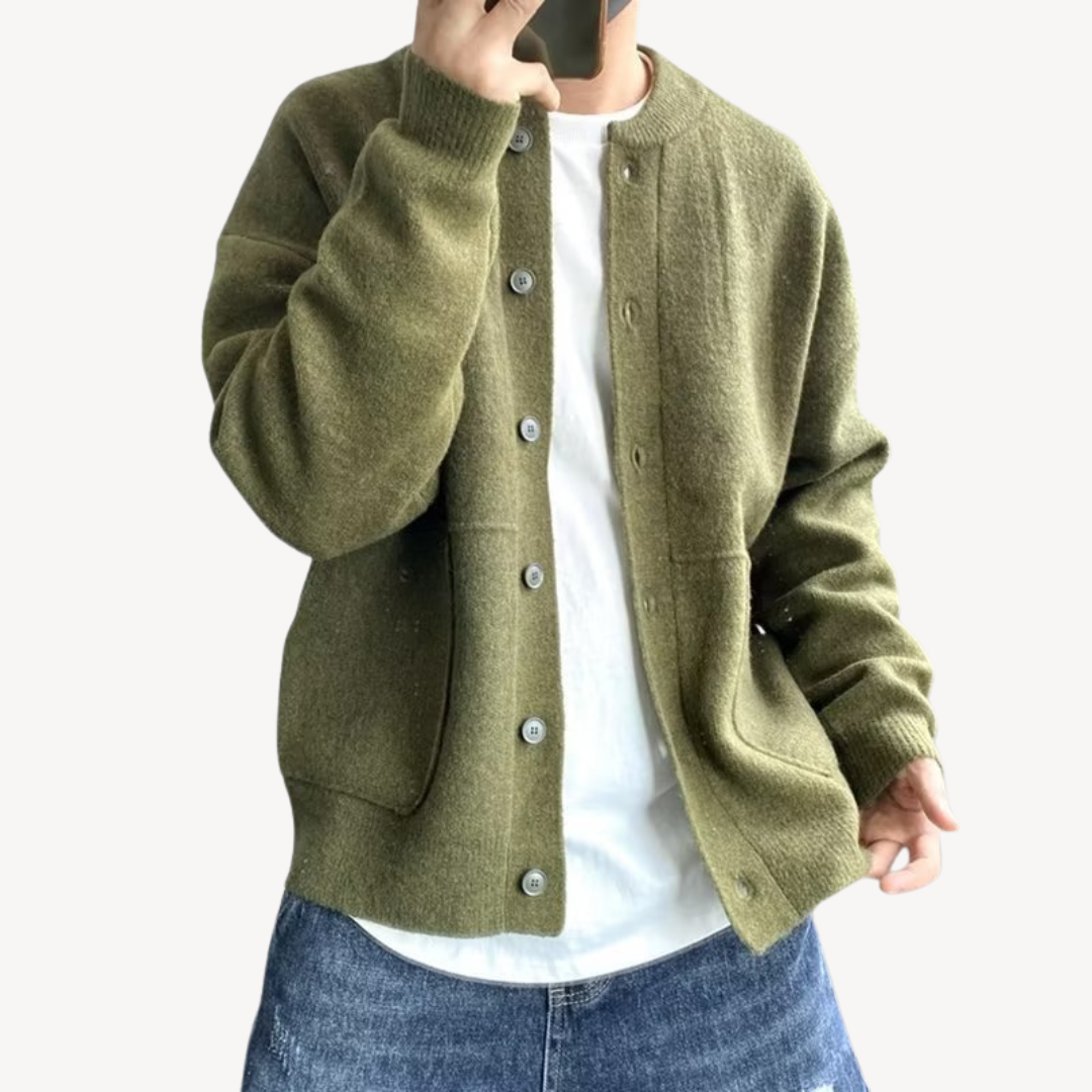 Heren Wol Vest met Knopen – Tijdloos & Comfortabel