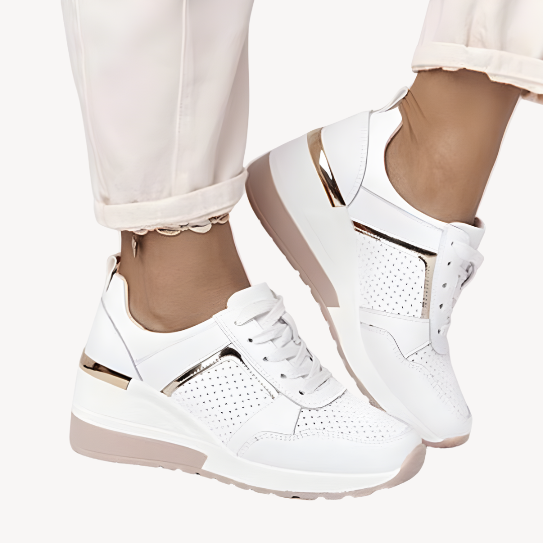 Dames Orthopedische Wedge Sneakers – Comfort & Verhoogde Elegantie