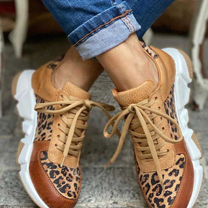 Selene Panterprint Sneakers – Stijlvol & Comfortabel met Statement