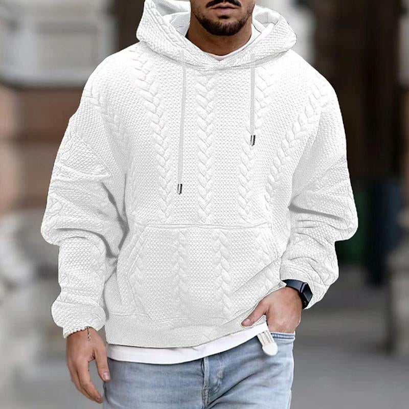 Paul Casual Hoodie met Print & Kangoeroezak