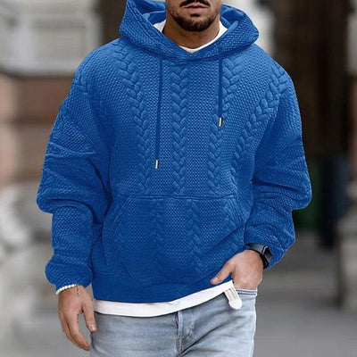 Paul Casual Hoodie met Print & Kangoeroezak