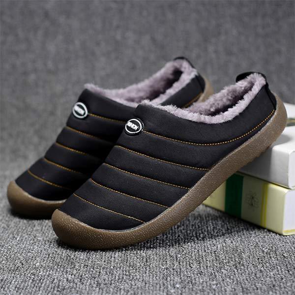 Adam – Warm Gevoerde Comfort Hausschuhe