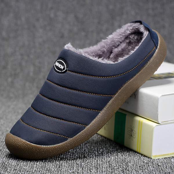 Adam – Warm Gevoerde Comfort Hausschuhe