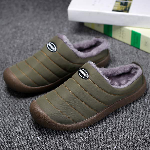 Adam – Warm Gevoerde Comfort Hausschuhe