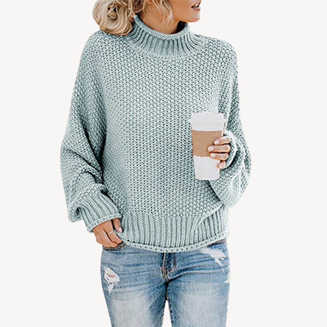 Dames Gebreide Pullover Trui – Zacht & Stijlvol in Wolmix