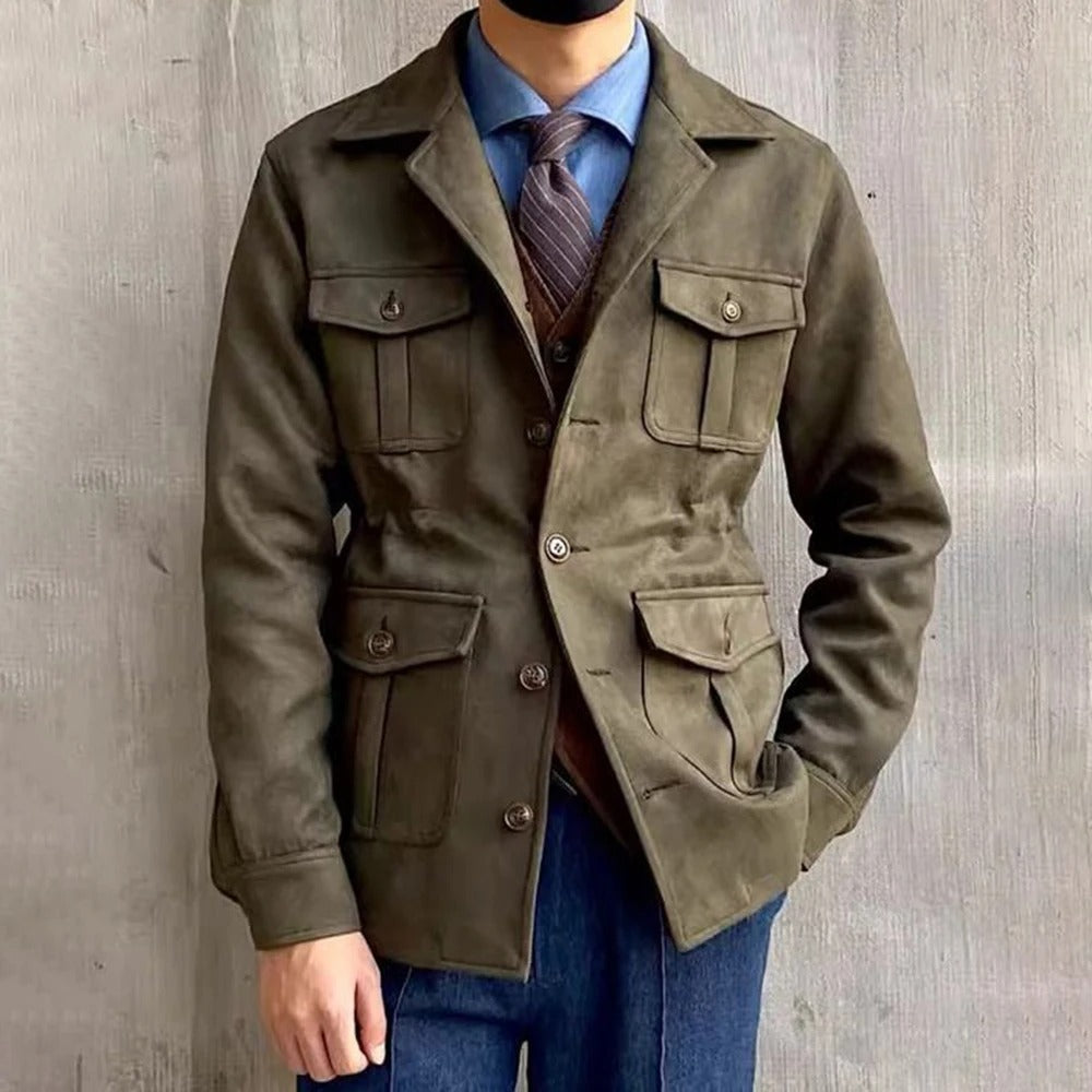 Suède Hunting Jacket – Stoere Luxe Herenjas