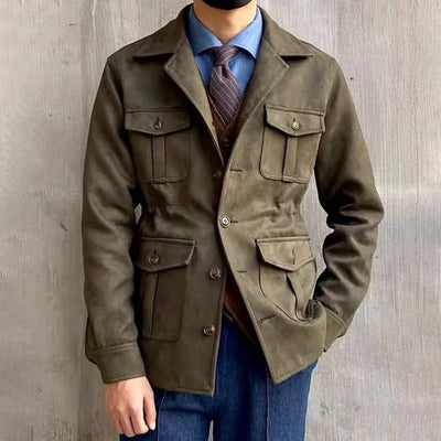 Suède Hunting Jacket – Stoere Luxe Herenjas