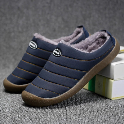 Adam – Warm Gevoerde Comfort Hausschuhe