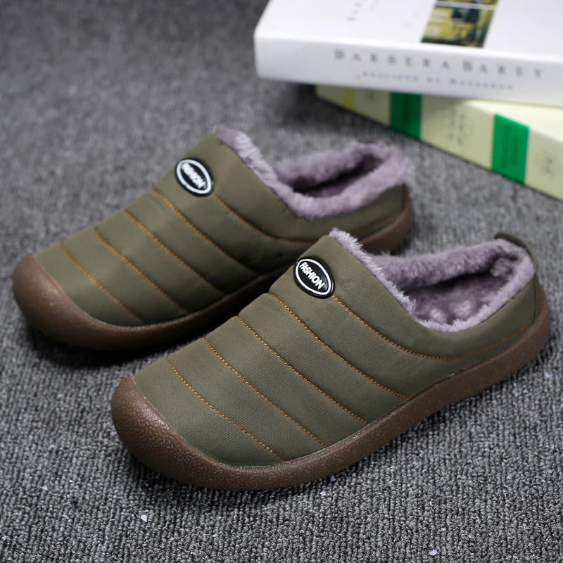 Adam – Warm Gevoerde Comfort Hausschuhe