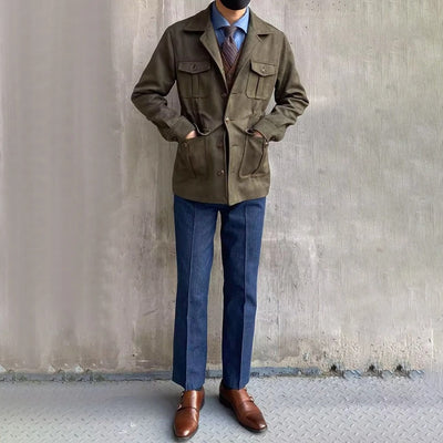 Suède Hunting Jacket – Stoere Luxe Herenjas