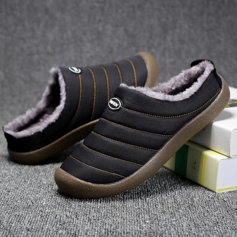 Adam – Warm Gevoerde Comfort Hausschuhe