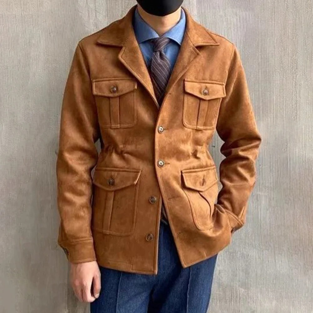 Suède Hunting Jacket – Stoere Luxe Herenjas