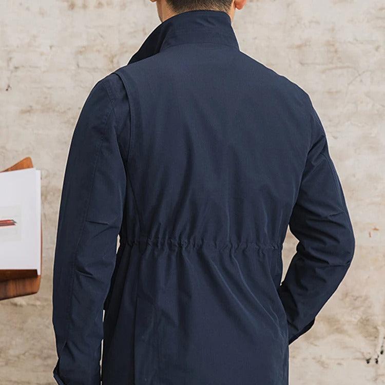 Korte Wolblend Jas – Luxe Herenmode voor Elk Seizoen
