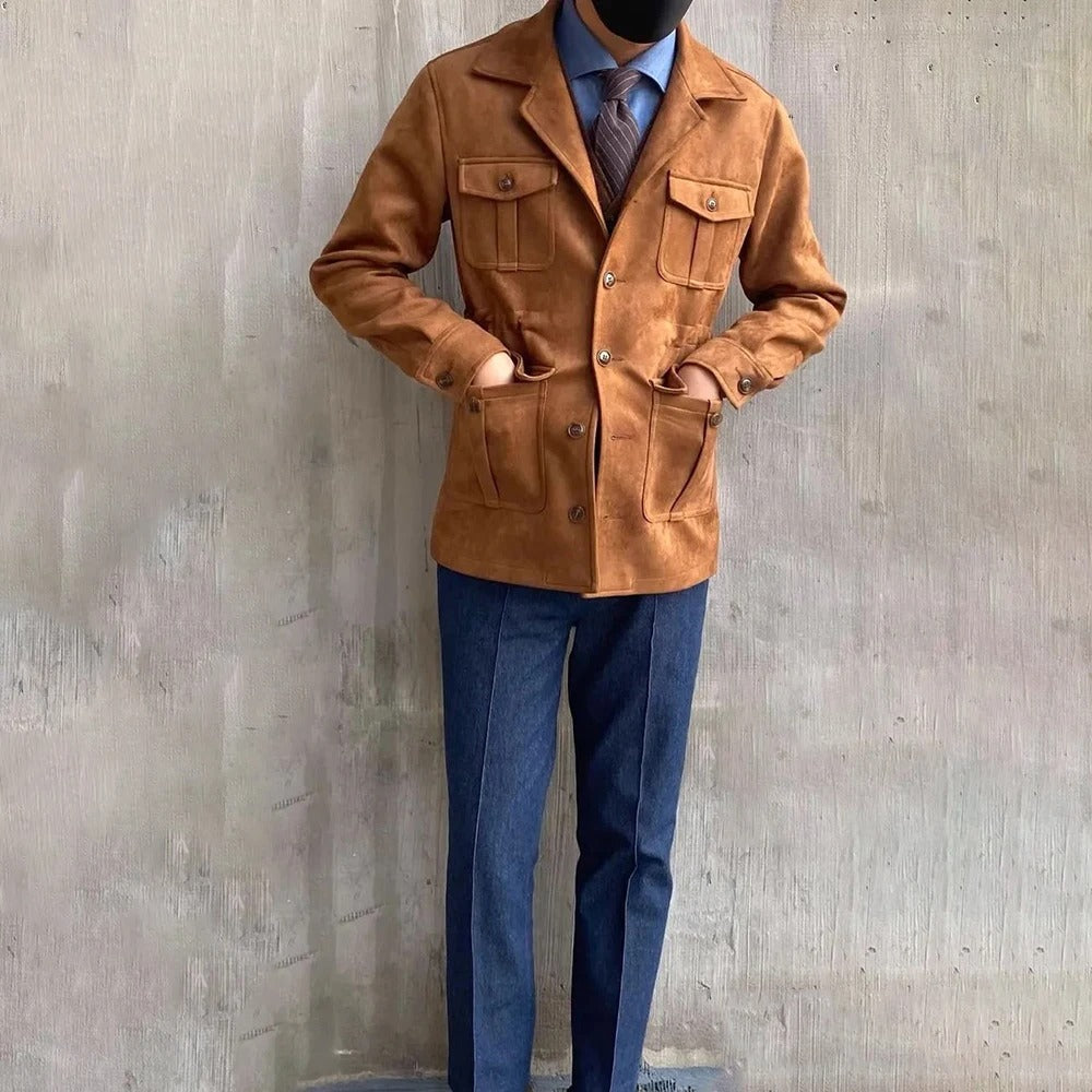 Suède Hunting Jacket – Stoere Luxe Herenjas