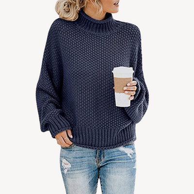Dames Gebreide Pullover Trui – Zacht & Stijlvol in Wolmix