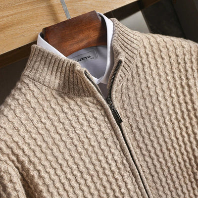 Xavier Merino Wollen Heren Vest met Full-Zip