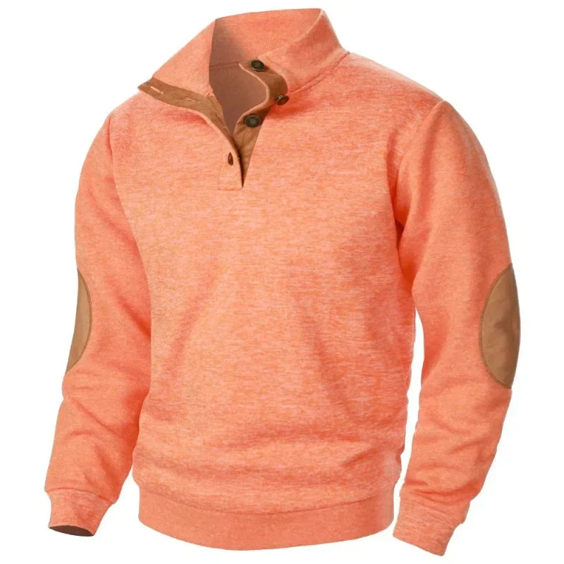 Heren V-Hals Sweatshirt Outdoor & Casual