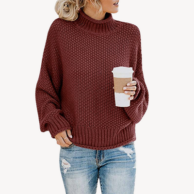 Dames Gebreide Pullover Trui – Zacht & Stijlvol in Wolmix